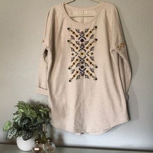 RuffHewn embroidered sweater